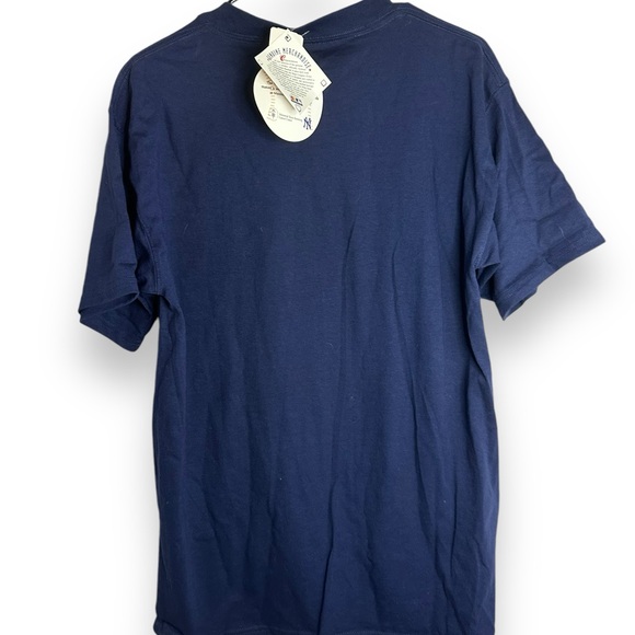 Yankees Universe Medium Navy Blue Tee New York MLB Lee Y2K Vintage NEW WITH TAGS - Picture 4 of 7